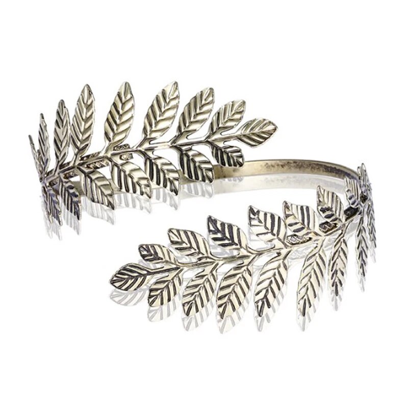 Bracelet-en-cuir-chevelu-de-laurier-romain-grec-plaqu-or-et-argent-brassard-de-bras-sup