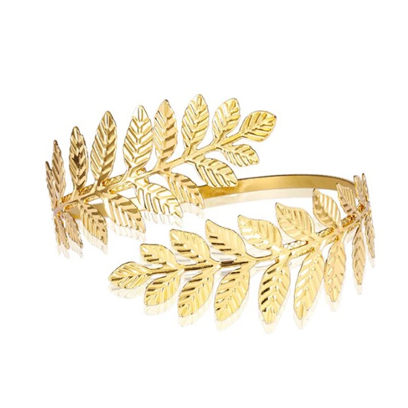 Bracelet-en-cuir-chevelu-de-laurier-romain-grec-plaqu-or-et-argent-brassard-de-bras-sup