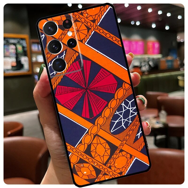 Coque-en-silicone-imprim-tissu-de-style-africain-pour-Samsung-Galaxy-S23-S22-Ultra-S21-S20