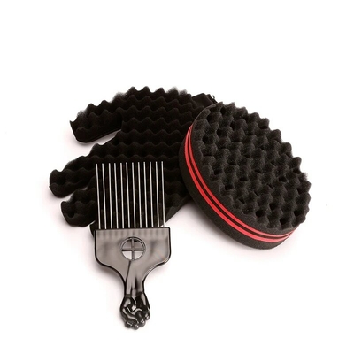 Brosse-cheveux-magique-double-face-pour-hommes-gants-en-ponge-torsad-e-coiffure-africaine-peigne-fourchette