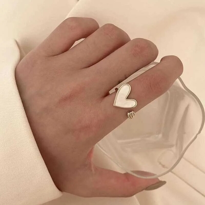 ChimGolden-Bagues-ouvertes-en-forme-de-c-ur-pour-femmes-goutte-d-huile-esth-tique-minimaliste