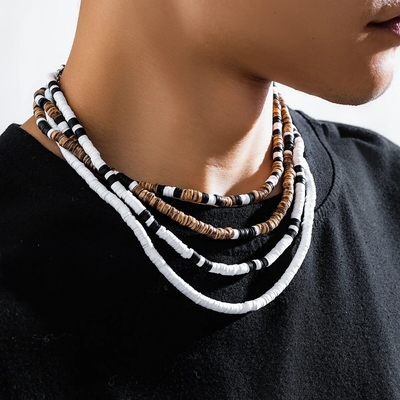 KunJoe-Collier-de-perles-en-bois-naturel-pour-homme-argile-douce-r-tro-africain-surf-tribal