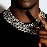 Collier-cha-ne-cubaine-pour-hommes-et-femmes-Punk-Hip-Hop-strass-glac-cristal-scintillant-lien