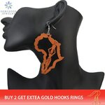 SOMESOOR-Boucles-d-oreilles-afro-en-bois-bijoux-grav-s-au-laser-boucles-pendantes-Afrique-Terre