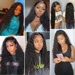 KF-Beauty-U-Perruque-fris-e-br-silienne-naturelle-cheveux-cr-pus-boucl-s-13x4-densit