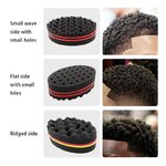 Brosse-Cheveux-en-ponge-Magique-Africaine-pour-Homme-Noir-Double-Face-Tissage-de-Boucles-Dreadlocks