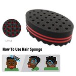 Brosse-Cheveux-en-ponge-Magique-Africaine-pour-Homme-Noir-Double-Face-Tissage-de-Boucles-Dreadlocks
