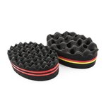 Brosse-Cheveux-en-ponge-Magique-Africaine-pour-Homme-Noir-Double-Face-Tissage-de-Boucles-Dreadlocks