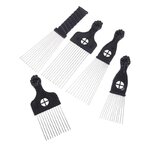 Peigne-afro-en-m-tal-avec-poing-noir-brosse-cheveux-africaine-outil-de-coiffure-pour-salon