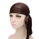 Turban-en-Satin-Longue-Queue-pour-Homme-et-Femme-Couvre-Chef-Unisexe-de-Pirate-de-Motard