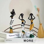 Km-THEUINS-Figurines-de-Femme-Africaine-en-R-sine-Figurines-Noires-d-Auckland-Ornements-Intensibles-D