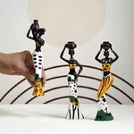 Km-THEUINS-Figurines-de-Femme-Africaine-en-R-sine-Figurines-Noires-d-Auckland-Ornements-Intensibles-D