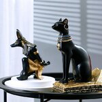 Km-THEUINS-Porte-Bouteille-en-R-sine-Anubis-Dog-God-Wine-T1-Figurines-Auckland-Bastet-Statue