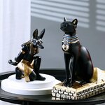 Km-THEUINS-Porte-Bouteille-en-R-sine-Anubis-Dog-God-Wine-T1-Figurines-Auckland-Bastet-Statue