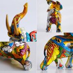 l-phant-en-r-sine-color-imprim-par-transfert-FigAuckland-Art-moderne-Ornements-d-animaux