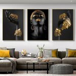 Affiches-d-art-mural-de-femmes-noires-africaines-avec-des-bijoux-en-or-impressions-de-salon