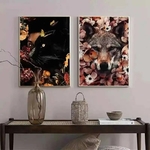 D-corations-murales-d-animaux-pour-la-maison-fleurs-color-es-feuilles-veons-singes-affiches-de