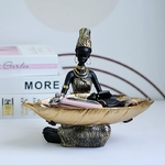SAAKAR-Figurines-africaines-en-r-sine-pour-femmes-noires-conteneur-de-bonbons-artisanat-int-rieur-incroyable