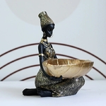SAAKAR-Figurines-africaines-en-r-sine-pour-femmes-noires-conteneur-de-bonbons-artisanat-int-rieur-incroyable