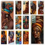 Coque-de-t-l-phone-souple-color-e-pour-fille-africaine-tui-arri-re-pour-Samsung
