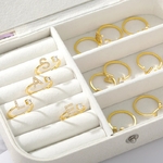 Bagues-initiales-en-Zircon-pour-femmes-en-acier-inoxydable-ouverture-r-glable-nom-de-l-alphabet
