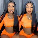 Perruque-Lace-Front-Wig-naturelle-lisse-cheveux-humains-13x4-13x6-pre-plucked-transparente-HD-pour-femmes