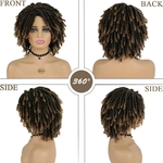GNIMEGIL-Perruque-Dreadlock-Synth-tique-pour-Homme-et-Femme-Cheveux-Mignons-Tresses-Torsad-es-Courtes-Perruques