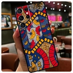 Coque-en-silicone-imprim-tissu-de-style-africain-pour-Samsung-Galaxy-S23-S22-Ultra-S21-S20