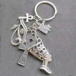 Porte-cl-s-Amulette-gyptienne-Personnalis-e-Accessoires-de-Bijoux-Breloques-Ankh-Cadeau-Souvenir-de-Mariage