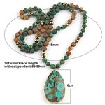 Collier-boh-me-avec-pendentif-goutte-pour-femme-turquoise-africaine-charbon-naturel-avec-semi-fiert-bijoux