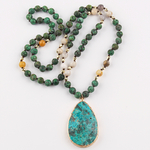 Collier-boh-me-avec-pendentif-goutte-pour-femme-turquoise-africaine-charbon-naturel-avec-semi-fiert-bijoux