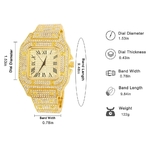 Montre-en-or-avec-biscuits-pav-s-pour-hommes-Hip-Hop-Miami-Curb-Cuban-JOIced-Out