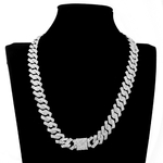 Collier-maillons-cubains-pour-hommes-Hip-Hop-5A-Bling-glac-exquis-bijoux-de-f-te-des