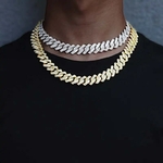 Collier-maillons-cubains-pour-hommes-Hip-Hop-5A-Bling-glac-exquis-bijoux-de-f-te-des