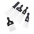 Peigne-afro-en-m-tal-avec-poing-noir-brosse-cheveux-africaine-outil-de-coiffure-pour-salon