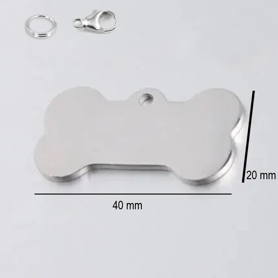 os acier gravé pour chien