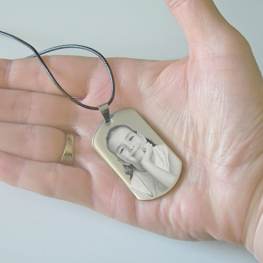 Pendentif plaque militaire personnalisé