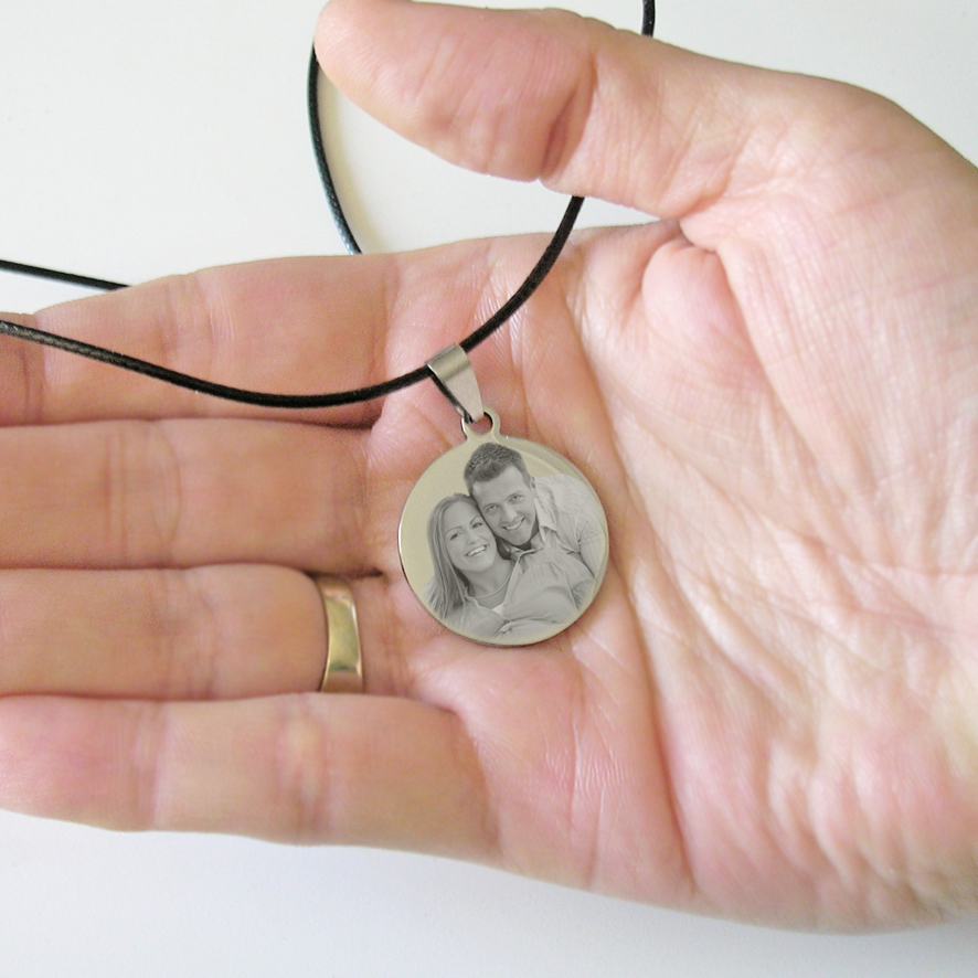 médaille photo gravure