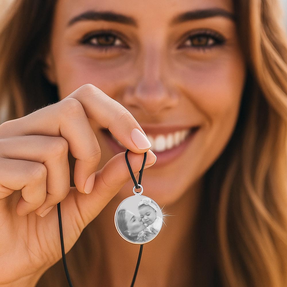Graver une photo sur pendentif