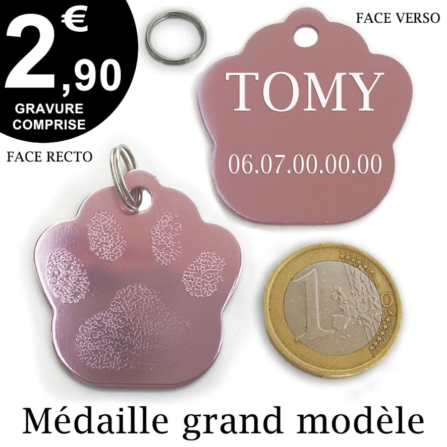 Plaque D'identité Pour Chien - Médaille Chien Personnalisée - Foto 2