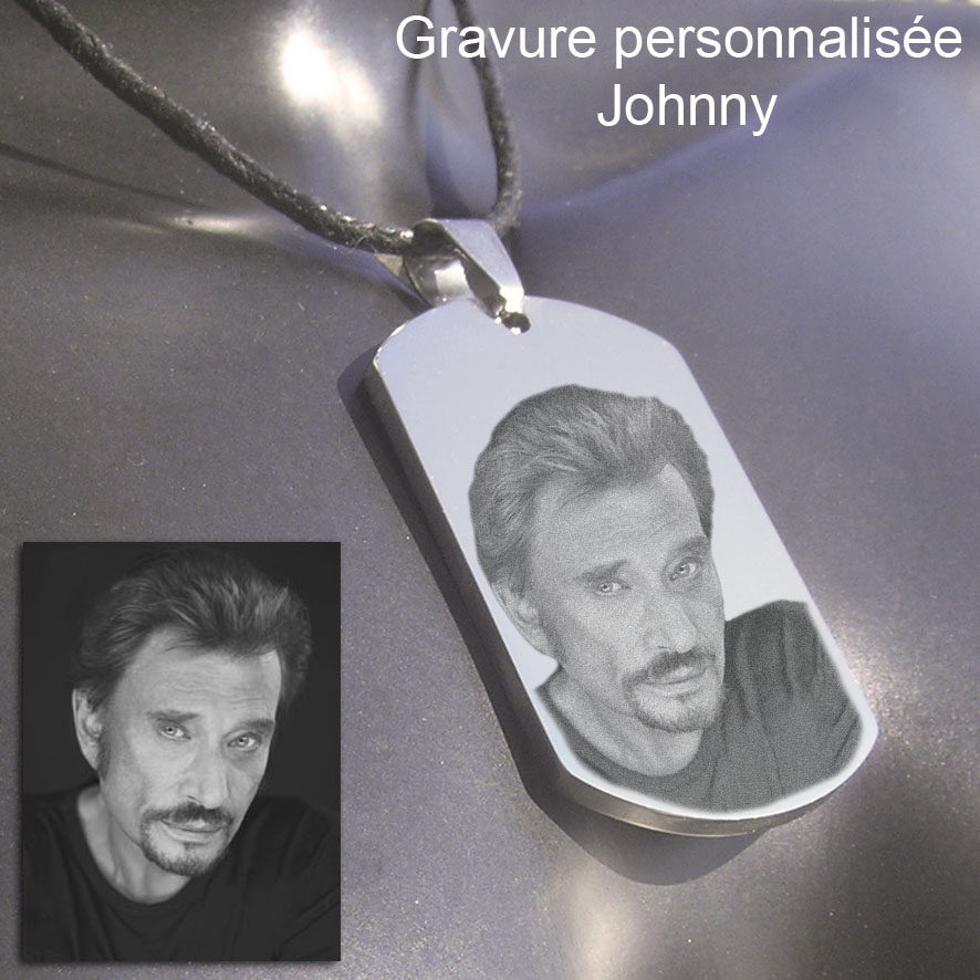 PLAQUE MILITAIRE johnny PETIT MODELE