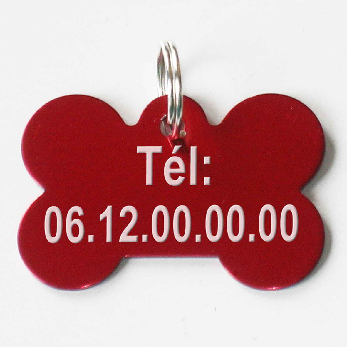 Medaille os gravée pour mon chien