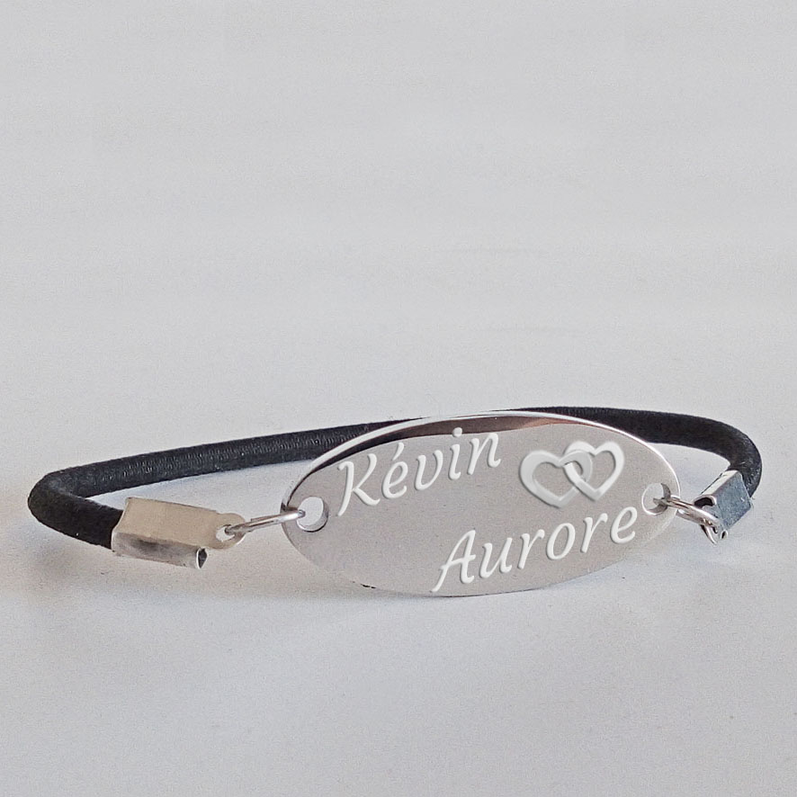 Bracelet ovale à personnaliser