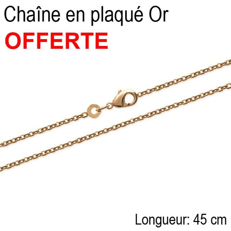 chaine plaqué or