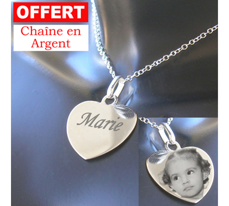 Gravure personnalisée bijou en argent