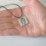 Collier homme avec gravure personnalisée