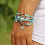 Gravure sur bracelet multi cordon