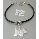 bracelet motif chiot animal