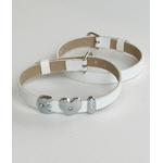 Bracelet blanc personnalise