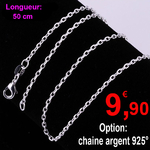 chaine en argent pas cher